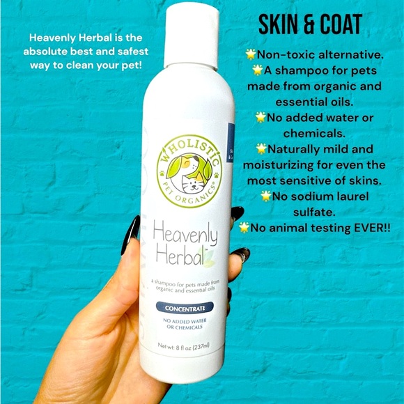 Wholistic Pet Organic Heavenly Herbal Shampoo 🐶 🐈 - Picture 1 of 5